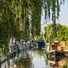Derbyshire festival with floating market
