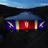 Peak District reservoir where Dambusters trained lit up for VE Day
