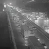 M1 updates after slow traffic clears after lane closed Junction 25