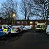 Police cordon and forensics spotted in Allenton street
