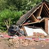 Van severely damaged after it crashed into tree on the A38 near Derbyshire border