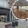 Inside empty shell of former Brigdens store in Derby city centre