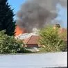 String of roads closed and homes evacuated due to major Normanton house fire