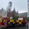 Derby city centre fire leads to road closures for more than four hours