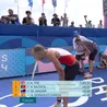 Olympic triathlete Tyler Mislawchuk vomits on the ground after Paris 2024 race