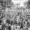 The celebrations in Derby on VE Day in 1945