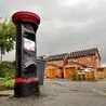 Reason Royal Mail postbox is covered in black plastic