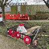 Derbyshire community&apos;s war memorial destroyed in car crash