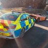 Bright orange Lamborghini supercar seized by police near Chatsworth House