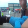 Woman tries to 'headbutt' police officers after arrest at restaurant