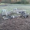Search for gang of &apos;young vandals&apos; after £400k play area set on fire with trolleys of cardboard