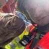 Hero firefighter carries eight-stone Bulldog to safety from Loscoe fire